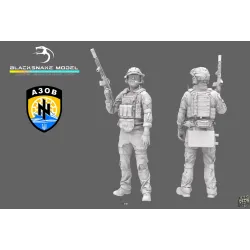 Black Snake Uks-02 1/35 Ukrainian Soldier Resin Figure