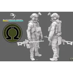 Black Snake Uks-06 1/35 Ukrainian Omega Special Forces Operator Gunner Resin Figure
