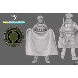 Black Snake Uks-08 1/35 Ukrainian Omega Special Forces Operator Resin Figure Kit