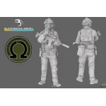 Black Snake Uks-09 1/35 Ukrainian Omega Special Forces Operator Resin Figure Kit