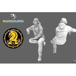 Black Snake Uks-11 1/35 Ukrainian Bradley Crewman 02 47th Mechanized Brigade