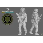 Black Snake Uks-12 1/35 Ukrainian Omega Special Forces Operator Resin Figure Kit