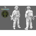 Black Snake Uks-13 1/35 Ukrainian Omega Special Forces Medic Resin Figure Kit