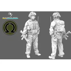 Black Snake Uks-13 1/35 Ukrainian Omega Special Forces Medic Resin Figure Kit