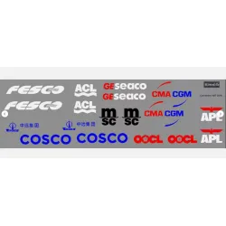 Bsmodelle 87004 1/87 Containers Logos Decal
