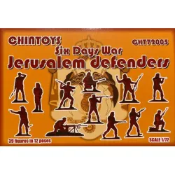 Chintoys Cht72005 1/72 Defenders Of Jerusalem Six-day War 39 Figures 12 Poses