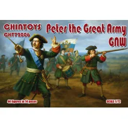 Chintoys Cht72006 1/72 Peter The Great Army 44 Figures 14 Poses