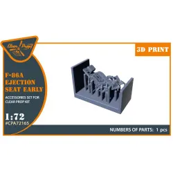 Clear Prop Cpa72165 1/72 F-86a Ejection Seat Early For Cp Kits