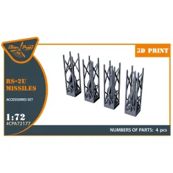 Clear Prop Cpa72177 1/72 Rs-2u/Us 4pcs Used On The Following Airplanes Mig-19pm/Pml Mig-21pf/Pfm Su-9