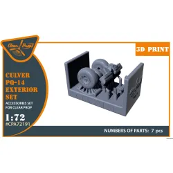 Clear Prop Cpa72191 1/72 Culver Pq-14 Exterior Set For Cp Kits/ 3d Print