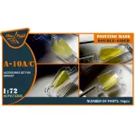 Clear Prop Cpa72200 1/72 A-10 A/C Double-sided Painting Mask On Yellow Kabuki Paper For Gwh Kit