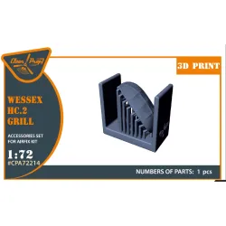 Clear Prop Cpa72214 1/72 Wessex Hc 2 Air Intake Grill For Airfix Kit 3d Print