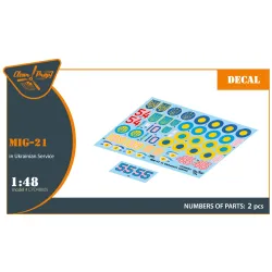 Clear Prop Cpd48005 1/48 Mig-21 In Ukrainian Service