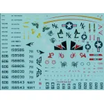 Cta Models 044 1/144 1/144 Decal Colorful Prowlers Grumman Ea-6b, 4 Markings Usn