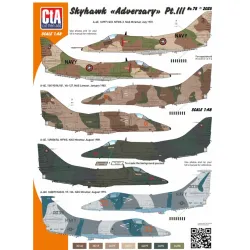 Cta Models 078 1/48 Decal For Skyhawk Adversary Pt Iii - Vf-126 Vf-127 Nfws 2 4 Markings