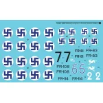 Sbs D48016 1/48 Decal For Fokker Dxxi Mercury Engine In Finnish Service