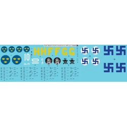 Sbs D72006 1/72 Decal For Gloster Gladiator In Swedish Service Vol Ii