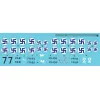 Sbs D72016 1/72 Decal For Fokker D Xxi Mercury Engine In Finnish Service