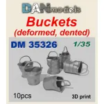 Dan Models 35326 1/35 Buckets Deformed Dented 10 Pcs 3d Print
