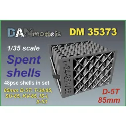 Dan Models 35373 1/35 85mm Spent Shell Casings Set Of 48 Casings D 5t T 34/85 Su 85 Kv 85 Is 1 Zis S 53 3d Printed