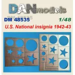 Dan Models 48535 1/48 Stencil For Applying Ammunition For Us Airmen 1942-43 Ww2