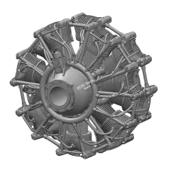 Dead Design 3d72001 1/72 Ki-43 Ii Hayabusa Ha-115 Engine 3d Printed Kit