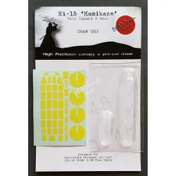 Dead Design Cm48003 1/48 Ki-15 Kamikaze Vacu Canopy And Mask For Fine Molds