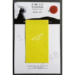 Dead Design Nm48001 1/48 Painting Canopy Mask F-89 Scorpion For Monogram