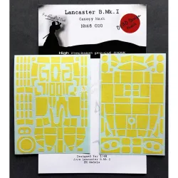 Dead Design Nm48020 1/48 Painting Canopy Mask Lancaster B.mk.i For Hk Models