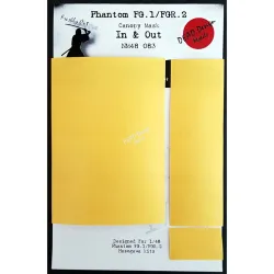 Dead Design Nm48083 1/48 Painting Canopy Mask Phantom Fg.1/Fgr.2 In And Out For Hasegawa