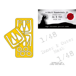 Dead Design Nm48229 1/48 Painting Canopy Mask A-10c Thunderbolt Ii In And Out For Academy