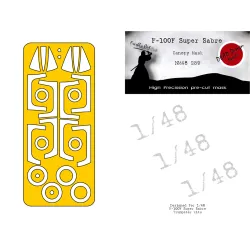 Dead Design Nm48259 1/48 Painting Mask F-100f Super Sabre For Trumpeter