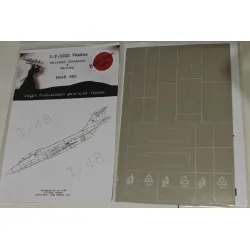 Dead Design Nm48383 1/48 Painting Mask F-101b National Insignias For Kitty Hawk Zimi Models