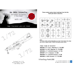 Dead Design Nm72331 1/72 Painting Mask Me 262a National Insignias For Arma Hobby