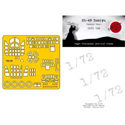 Dead Design Vm72196 1/72 Painting Canopy Mask Ki-49 Helen For Revell/Takara Kits