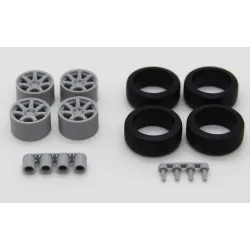 Diolex Dp24055 1/24 Wheels 16 Inch Xxr 551 For Tamiya Fujimi Aoshima Revell