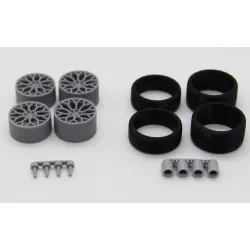 Diolex Dp24067 1/24 Wheels 20 Inch Vossen Forged S17 For Tamiya Fujimi Aoshima Revell