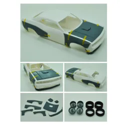Diolex Dp24071 1/25 3d Print 2009 Dodge Challenger Srt-8 Fast Furious 6 Transkit For Amt