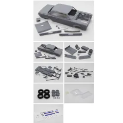 Diolex Dp24151 1/25 3d Print Resin Kit Amc Hurst Sc/Rambler 1969 Full Set With Engine Decals