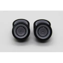 Diolex Dp24162 1/24 Wheels 17 Inch Banded Steels Ultra Deep For Tamiya Fujimi Aoshima Revell