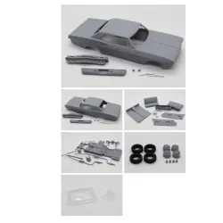 Diolex Dp24190 1/25 3d Print Resin Kit Chevrolet Impala 4-door Sedan 1966