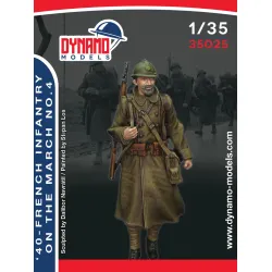Dynamo Models 35025 1/35 French Infantry On March 1940s Ww2 3d Print Resin Kit