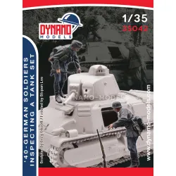 Dynamo Models 35042 1/35 40 German Infantry Inspecting Tank Ww2 3d Print Resin Kit