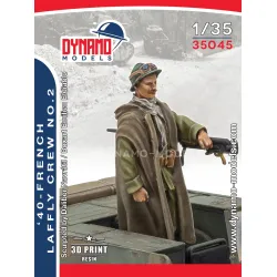 Dynamo Models 35045 1/35 French 40 Laffly Crew No1 3d Print Resin Kit