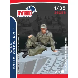 Dynamo Models 35053 1/35 German Wss Stug Crew Ww2 3d Print Resin Kit