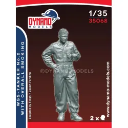 Dynamo Models 35068 1/35 German Wss Panther Crew Smoking Ww2 3d Printed Resin Kit
