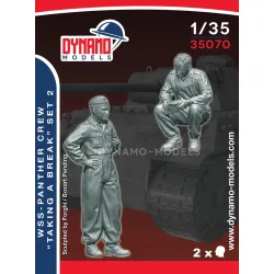 Dynamo Models 35070 1/35 Wss Panther Crewtaking A Break 3d Print Resin Kit