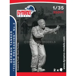 Dynamo Models 35091 1/35 Ww2 German Tanker Reloading Tiger/King Tiger/Panther 3d Printed Resin Kit