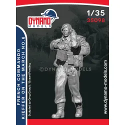 Dynamo Models 35098 1/35 French Commando Kieffer Marching 3d Printed Resin Kit