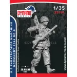 Dynamo Models 35119 1/35 Us Paratrooper Mg Tripod Marching Normandy 1944 Ww2 3d Printed Resin Kit